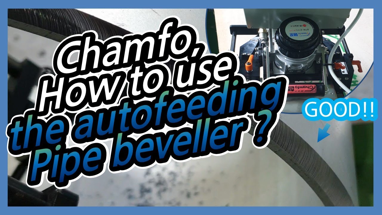 Chamfo, Easy, without additional Jig, Auto feeding pipe beveller, GTW-2100P-AF