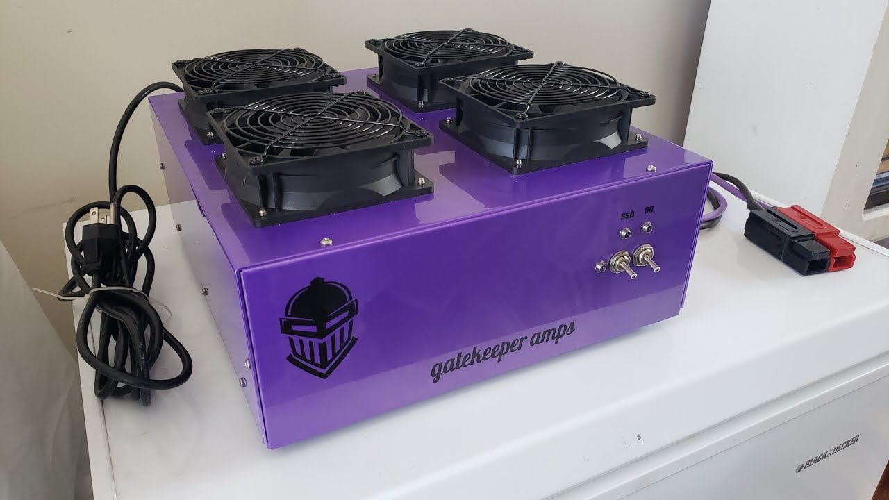 🍬 Candy Painted Purple Pearl 2x BLF188XR LDMOS Linear Amplifier