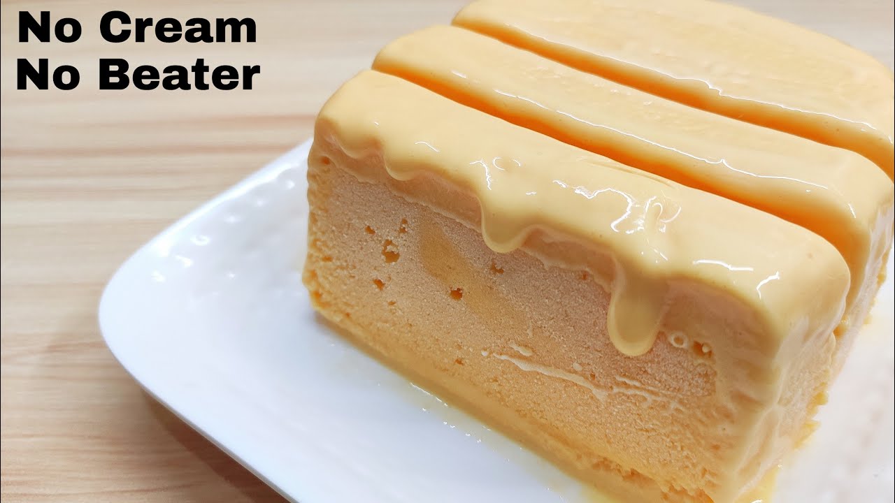 Mango Ice-Cream In Lock-Down Without Cream, Beater, Condensed Milk | मैंगो आइसक्रीम बनाए बिना क्रीम|