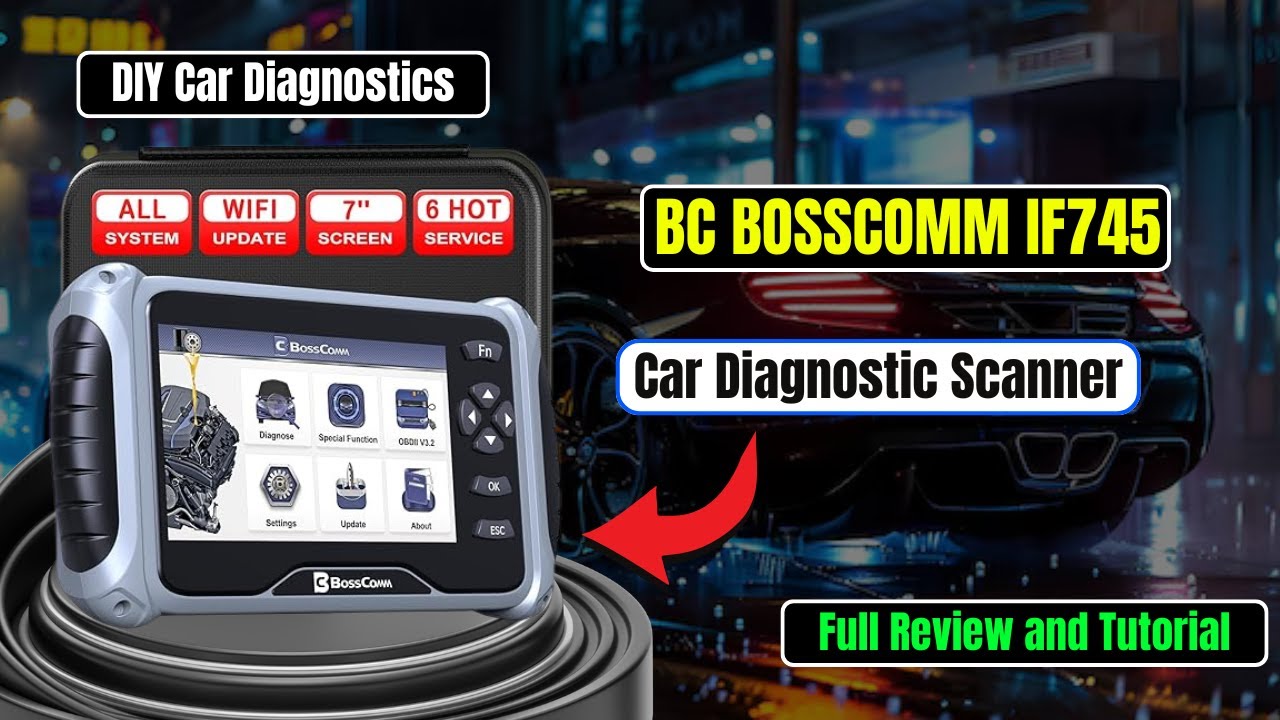 Сканер BC BOSSCOMM IF745 OBD2 | Полный обзор и руководство по эксплуатации |