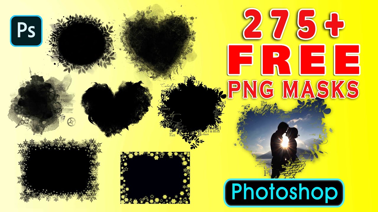Photoshop masking Tutorial  || Free masks Download