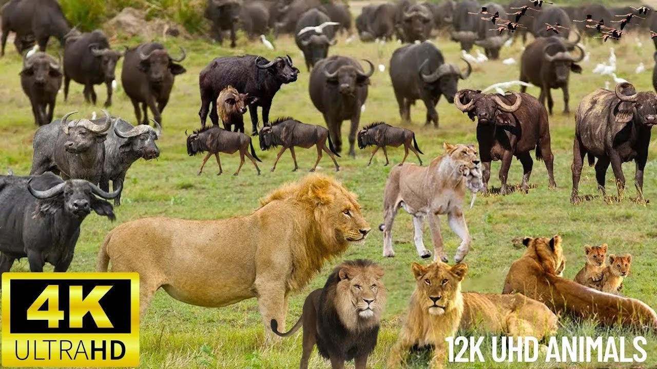 4K African Wildlife: Ol Pejeta Conservancy, Kenya – Breathtaking Wildlife Film with African Sounds