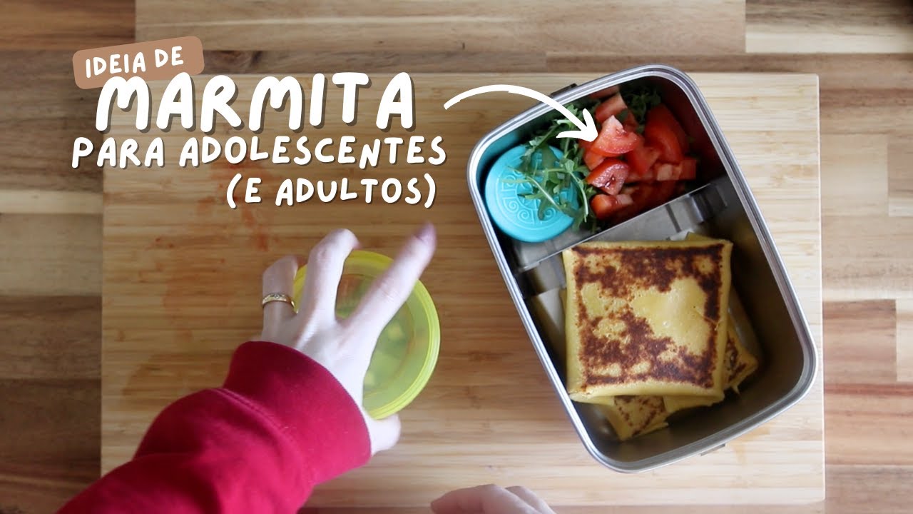 Montando marmita de almoço para os adolescentes daqui de casa 😅 | Thalita Campedelli
