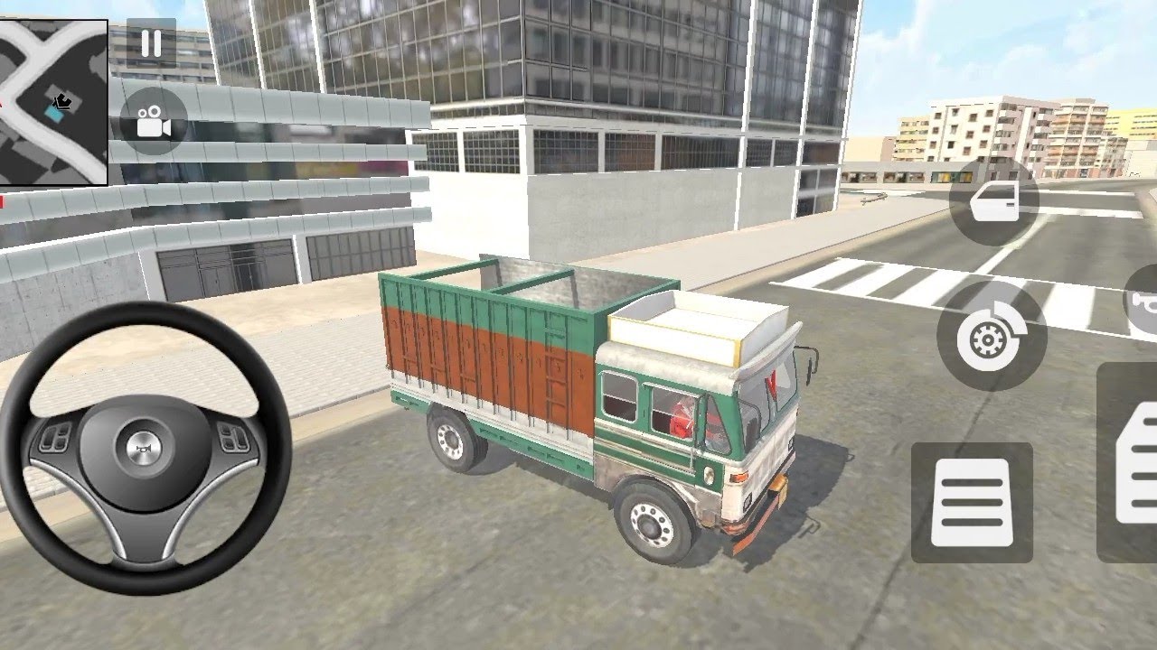 Cargo Truck At OffRoad, Truck Simulator Game 3D, Truck Cartoon 3D,