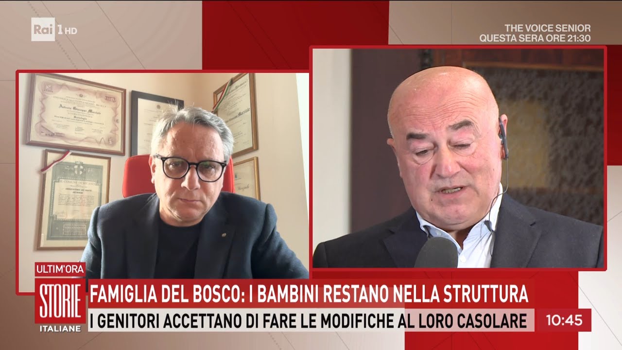Famiglia nel bosco, i bambini restano nella struttura - Storie italiane 05/12/2025