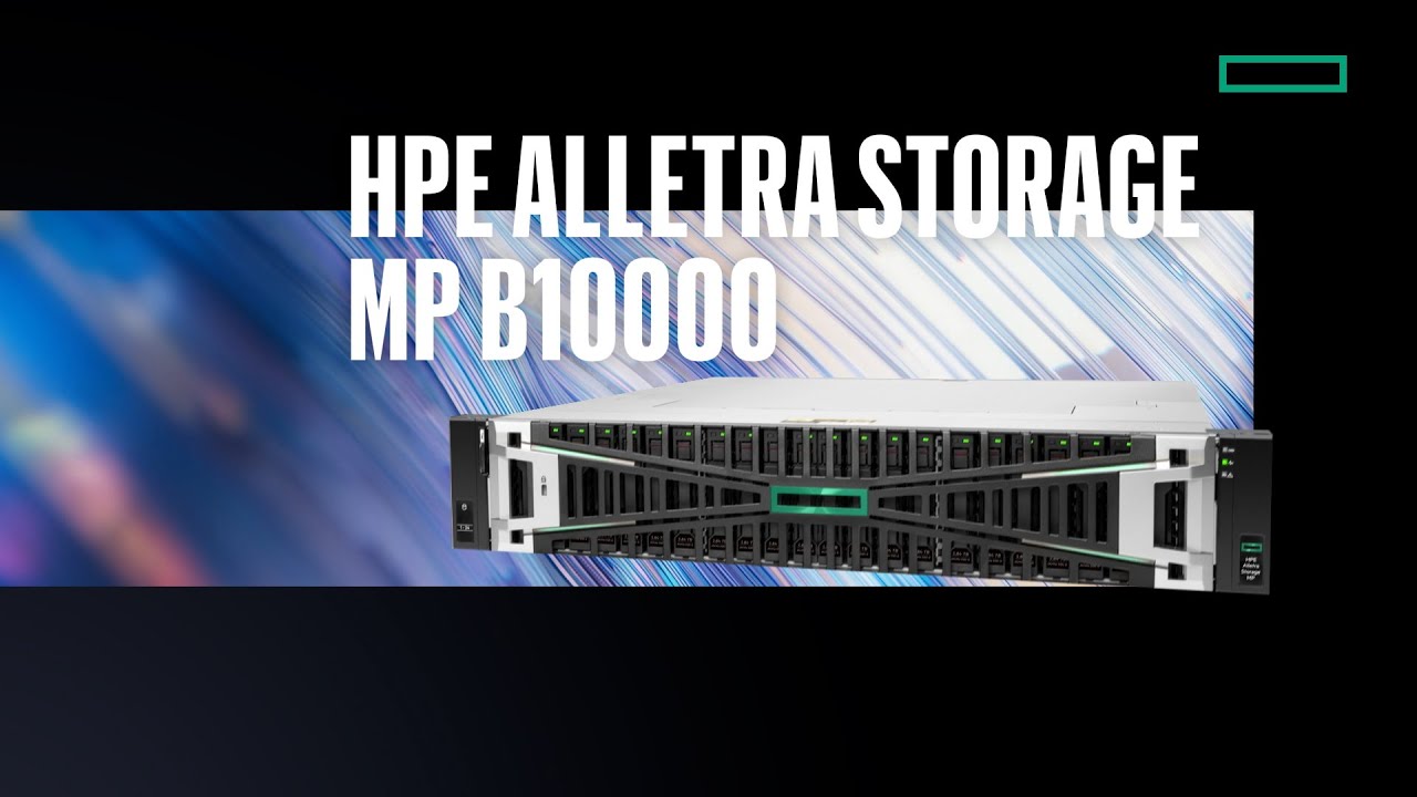 Transforming business with the HPE Alletra Storage MP B10000