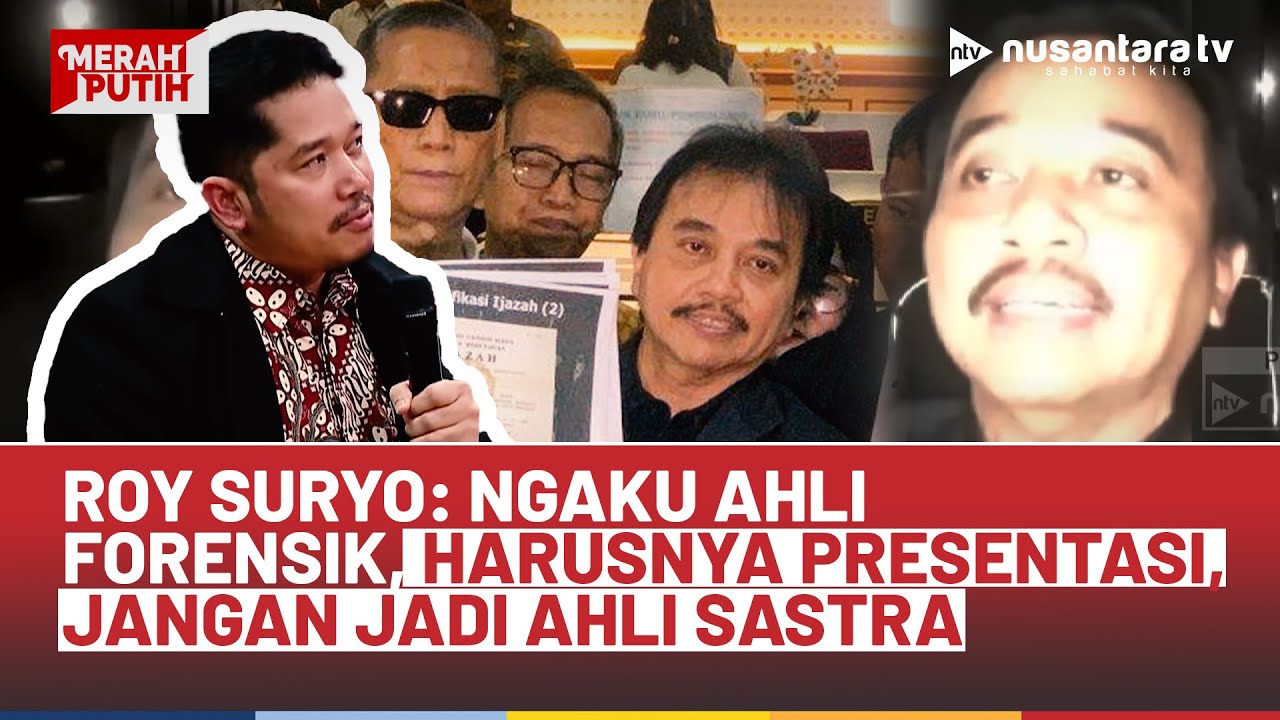 Roy Suryo Semprot Joshua Soal Bukti Ijazah Jokowi: Harusnya Presentasi, Jangan Jadi Ahli Sastra