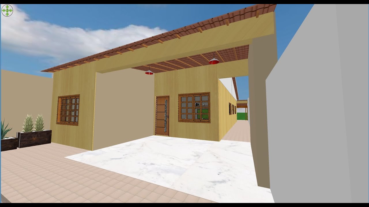 Casa ocm 4 quartos - CASA COM TELHAS