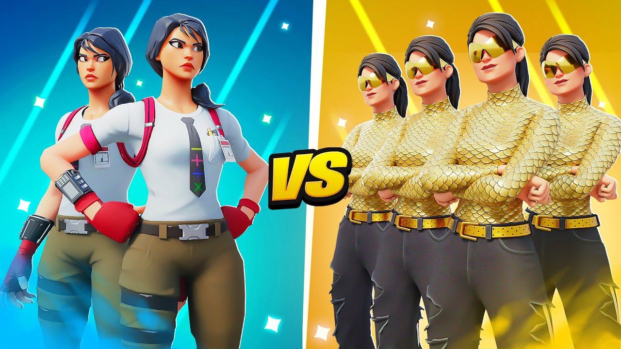 2 PRO PLAYERS vs 4 EGIRLS!
