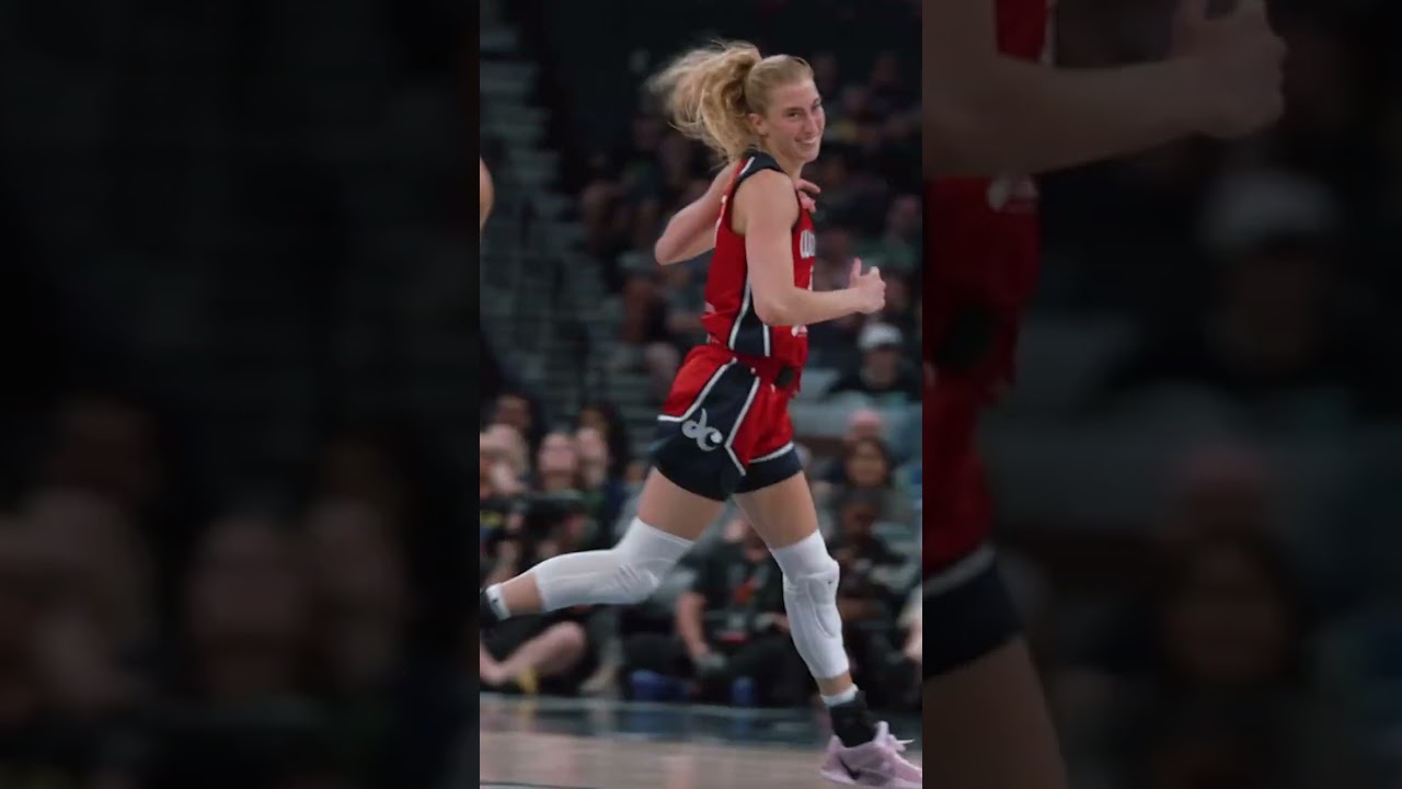 🔥 Lucy Olsen getting buckets | Mystics WNBA women's basketball #shorts #short #basketball #wnba