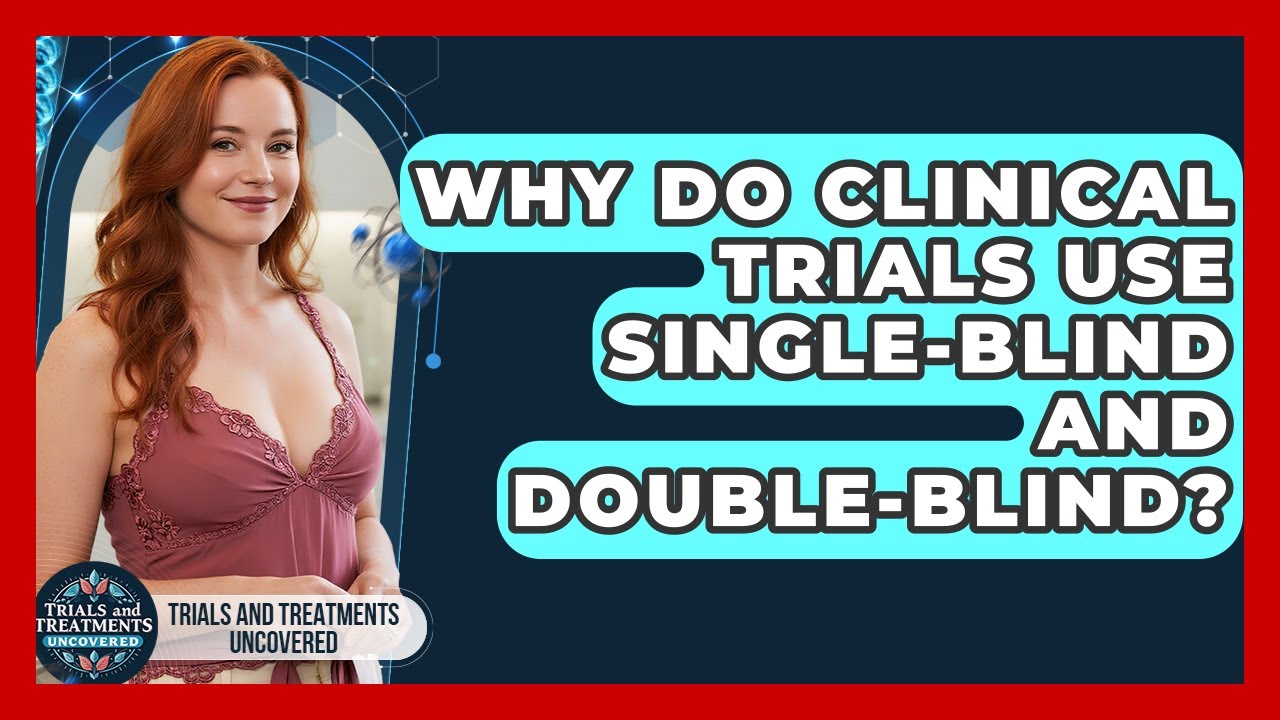 Why Do Clinical Trials Use Single-blind And Double-blind? - Trials and Treatments Uncovered