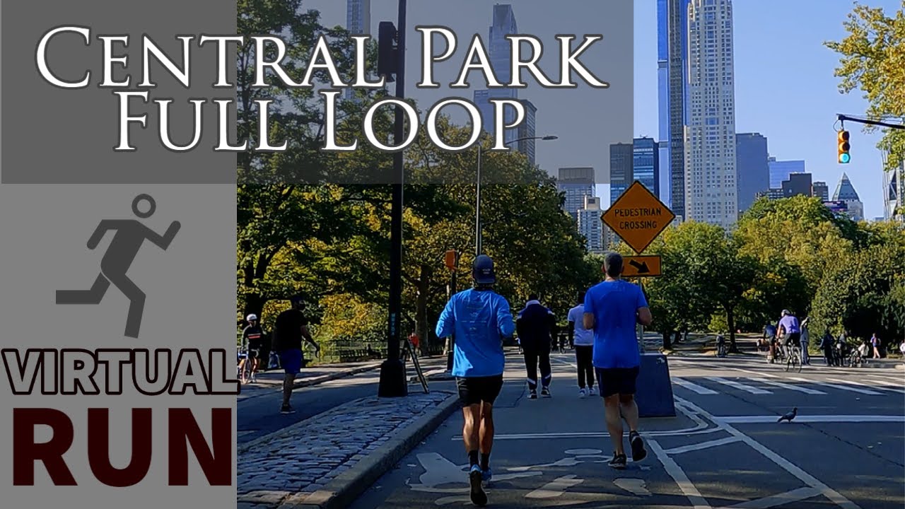 VIRTUAL RUN - Central Park Full Loop 4k 60fps