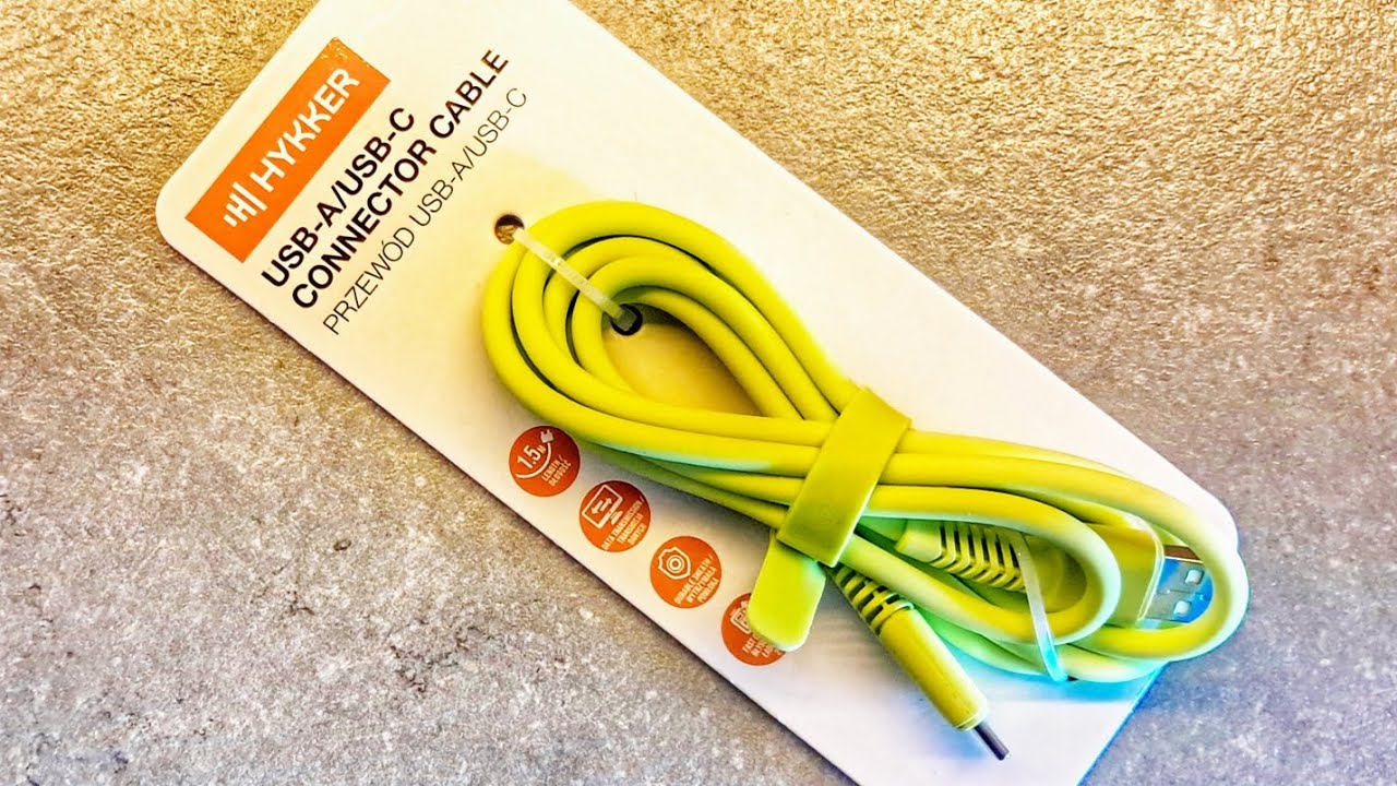 HYKKER USB CONNECTOR CABLE - 11.7 złotych (3.35 USD) made in china #biedronka 