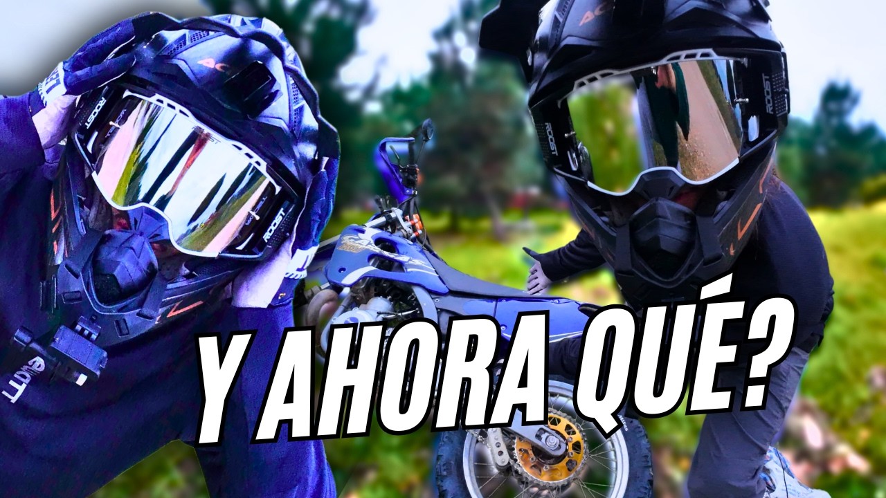 Rescaté una chatarra del desguace y casi no lo cuento - MOTOVLOG