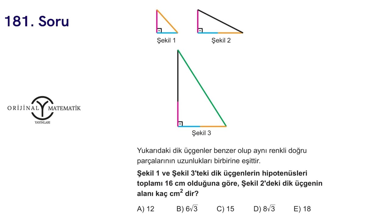 Günün Geometri Sorusu-181 (Orijinal Yayınlarından) | YKS2026 
