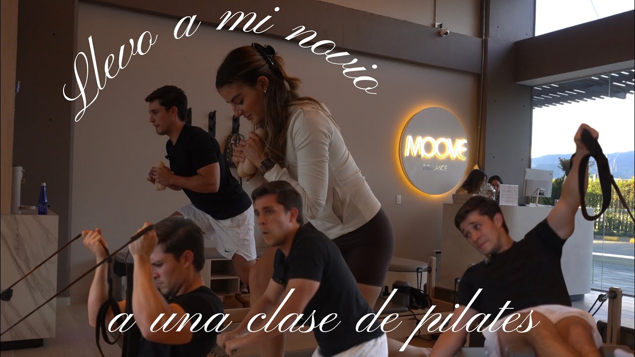 Llevo a mi novio a una clase de pilates + mi primera vez haciendo pilates 