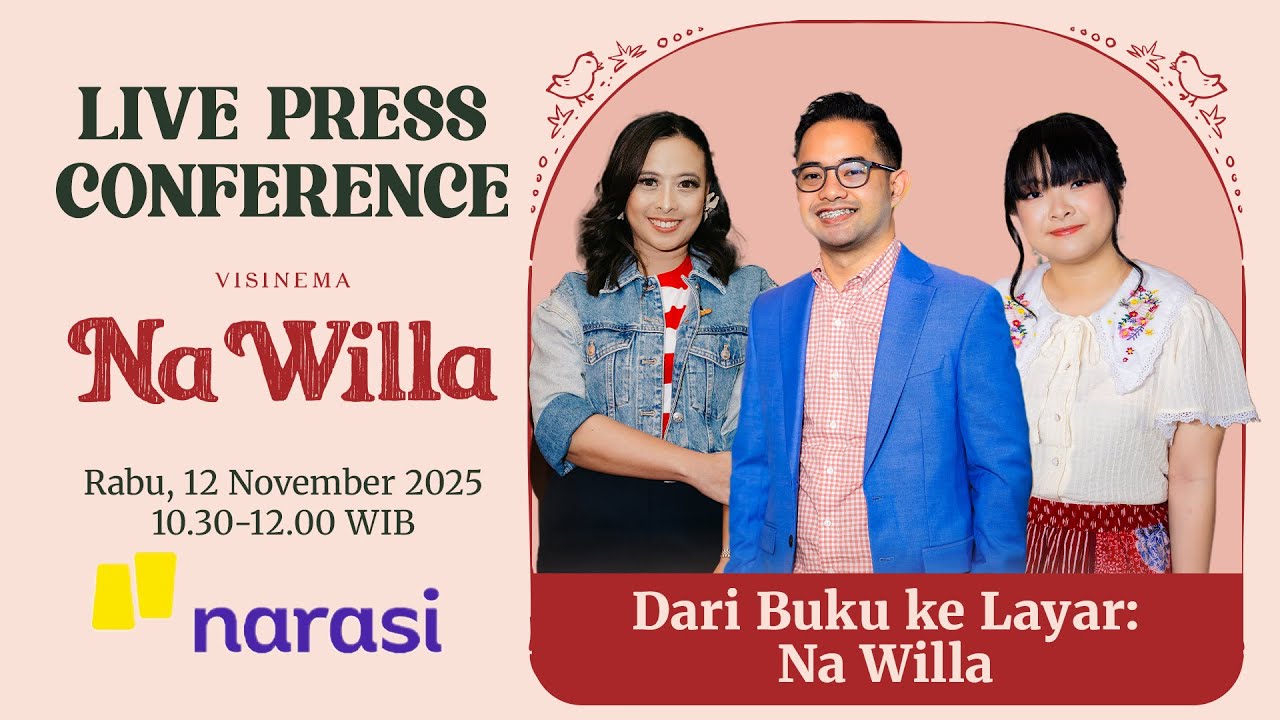[LIVE] Press Conference Na Willa Karya Ryan Adriandhy: Dari Buku ke Layar Lebar | Segera di Bioskop