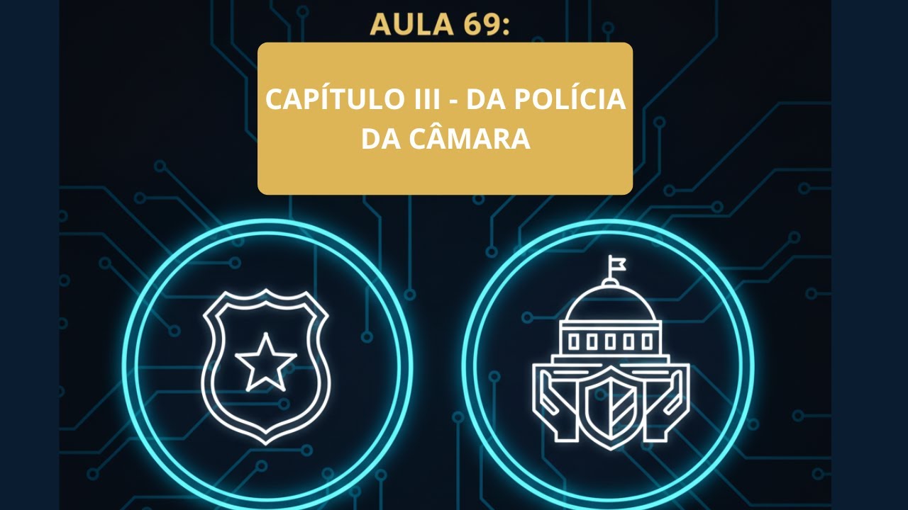 REGIMENTO INTERNO CÂMARA DOS DEPUTADOS | AULA 69: POLÍCIA DA CÂMARA (SEGURANÇA E PODER DE POLÍCIA)