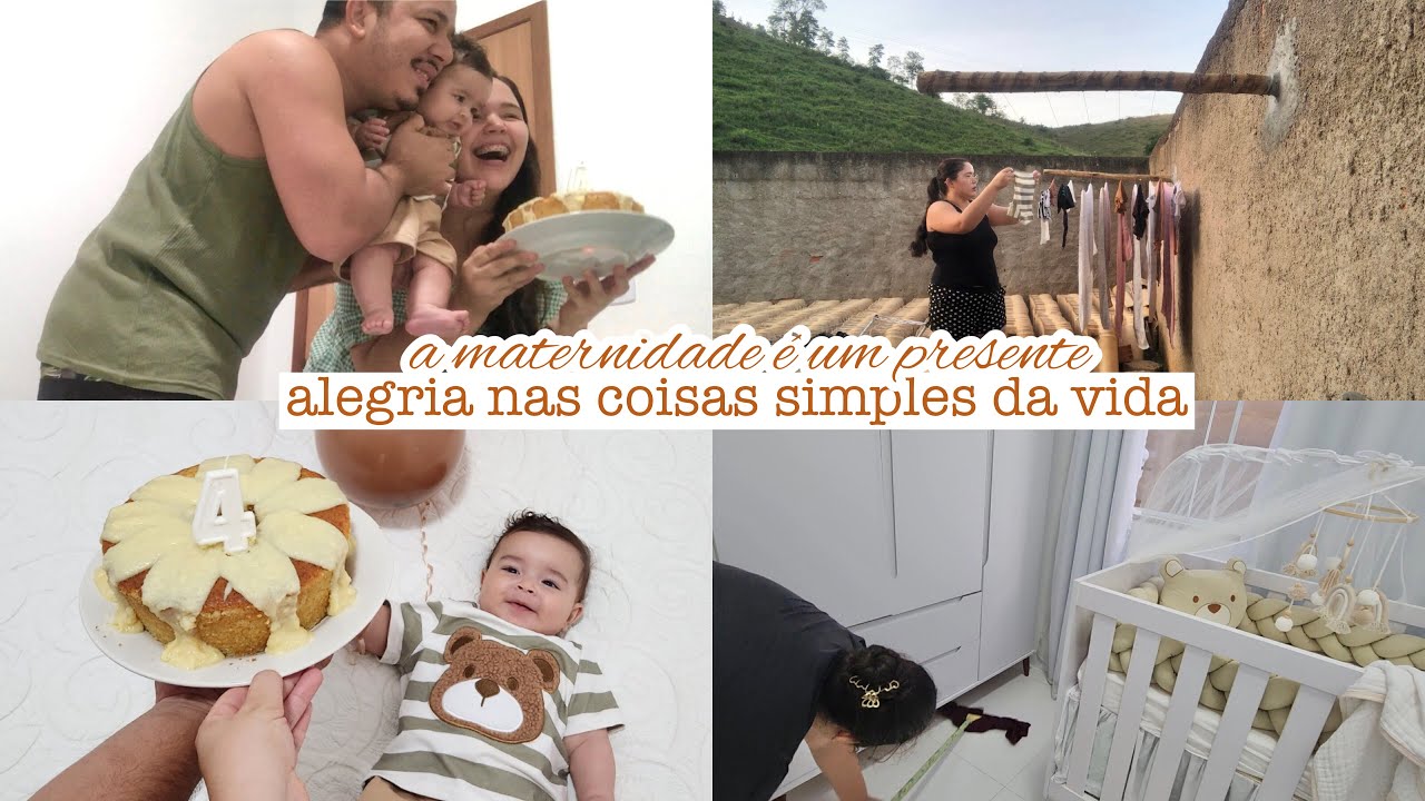A MATERNIDADE É UM PRESENTE | alegria nas coisas simples da vida, mesversário e cuidando do lar