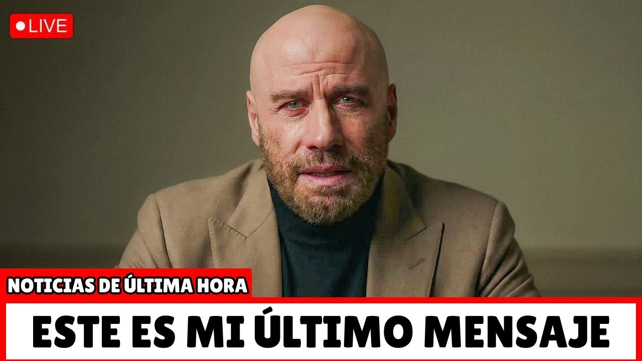 A los 71 años, John Travolta se despide y deja un mensaje que conmueve