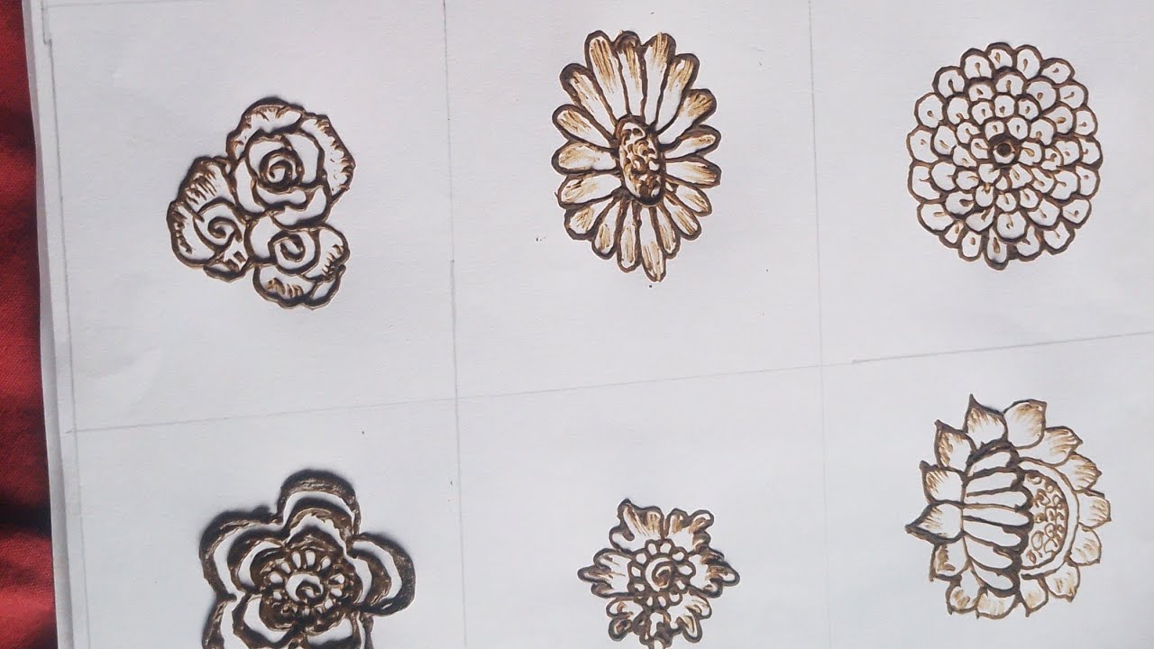 Flower tutorial mehndi design #viralvideo #Mehndi designs 