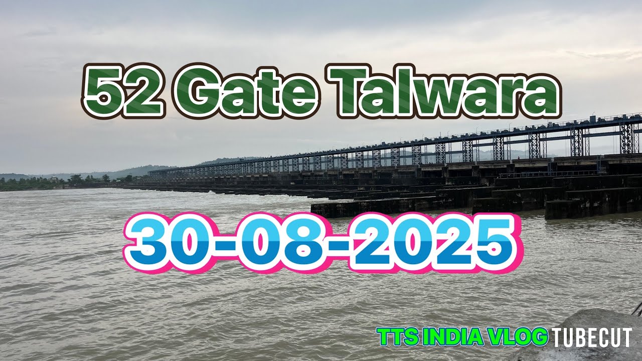 52 gate Talwara ||pong dam|| #flood #river #rain #himachalwheather #floodalert #floodarea 