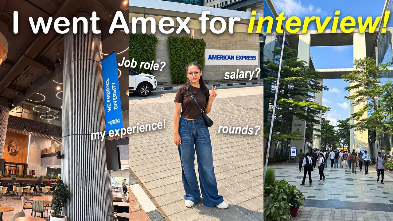 Job Hunt Ft AMEX! come with me🫶🏻| role| my experience| how to apply?
