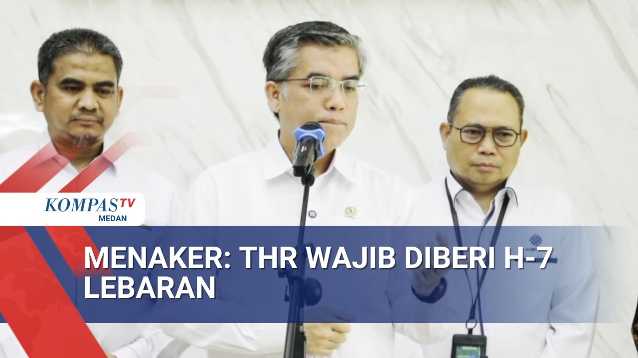 Peringatkan soal Sanksi, Menaker Tegaskan THR Wajib Diberikan Paling Lambat H-7 Lebaran