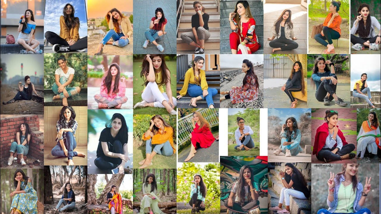 Best Sitting Poses Photoshoot For Girls || Simple Sitting Poses for girls ||