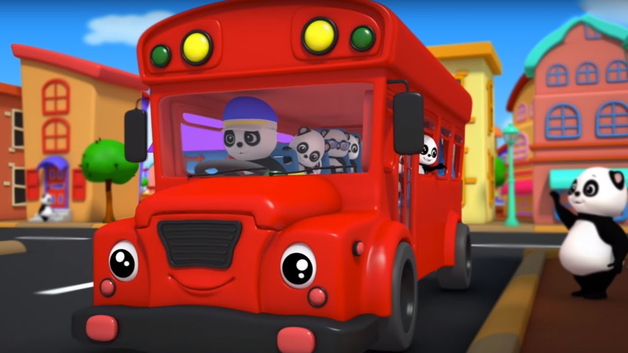 The Wheels On The Bus | Nursery Rhymes Songs For Childrens And Babies