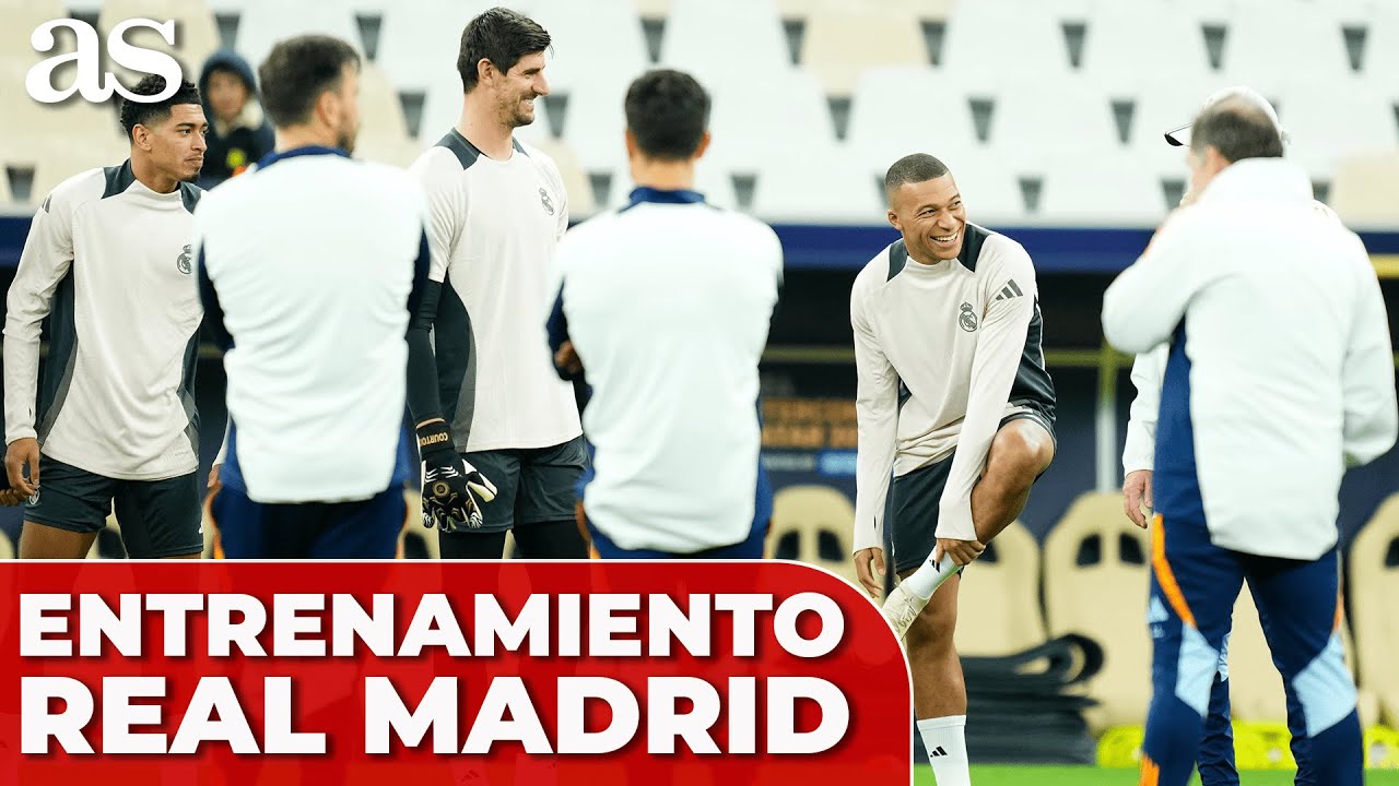 ENTRENAMIENTO REAL MADRID, antes de enfrentarse a PACHUCA en la COPA INTERCONTINENTAL