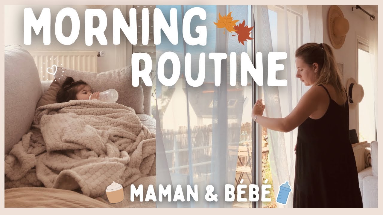 MORNING ROUTINE 🍂 MAMAN & BÉBÉ | + SAC DE CRÈCHE | My Sweet Little Baby