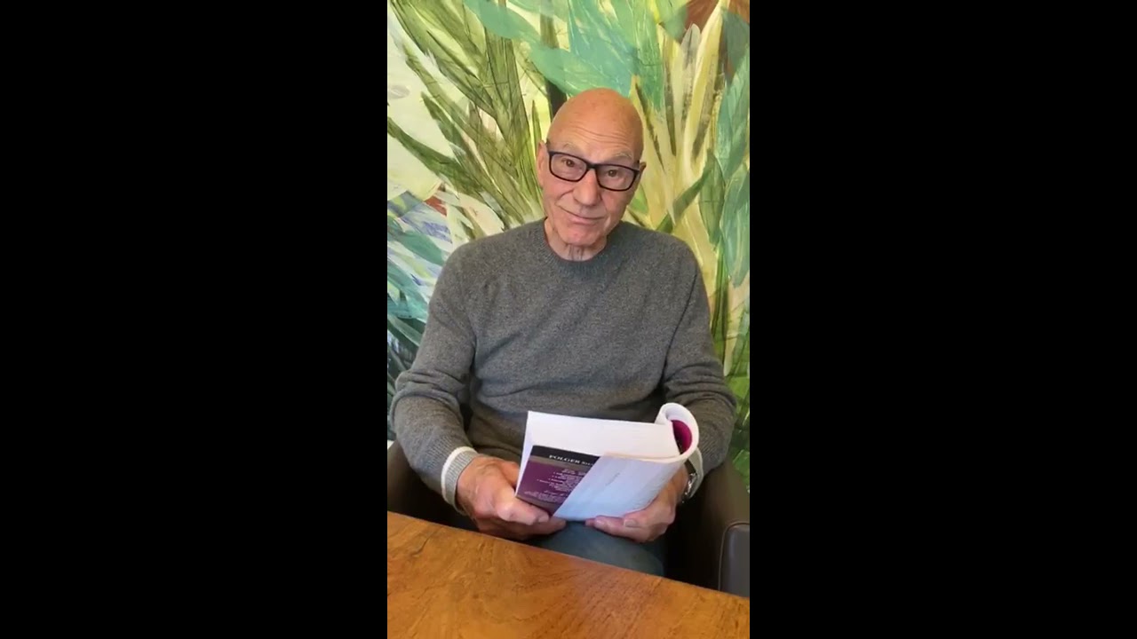 Poetry: Sonnet 24 by William Shakespeare || Sir Patrick Stewart (2020.04.10) #ASonnetADay