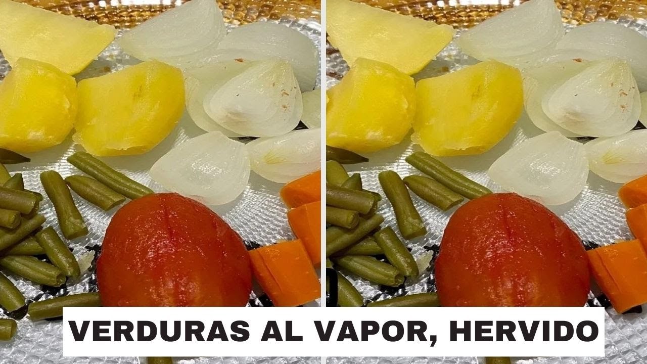 VERDURAS 🥒 AL VAPOR, HERVIDO CON ROBOT MAMBO!! SANO Y FACIL!!🤤🤤