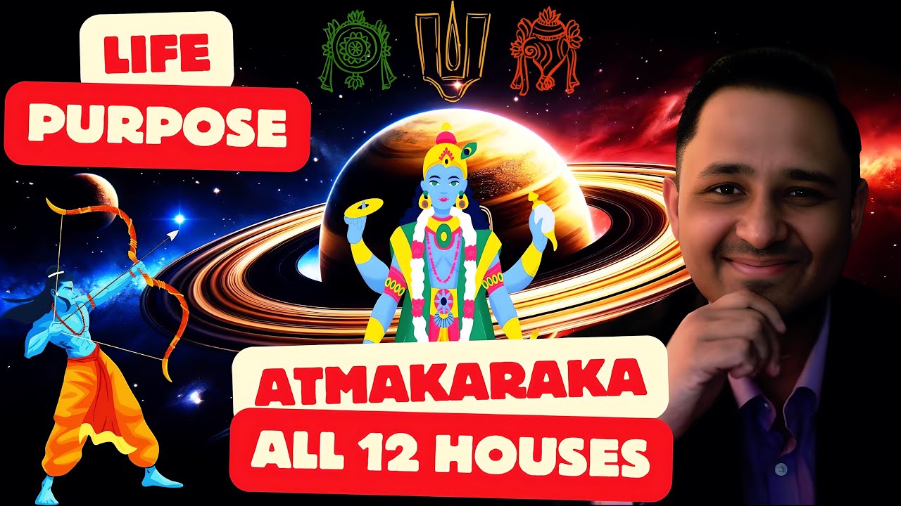 ATMAKARAKA in all the 12 Houses of a Horoscope - Unlocking Your Soul's Path #atmakaraka