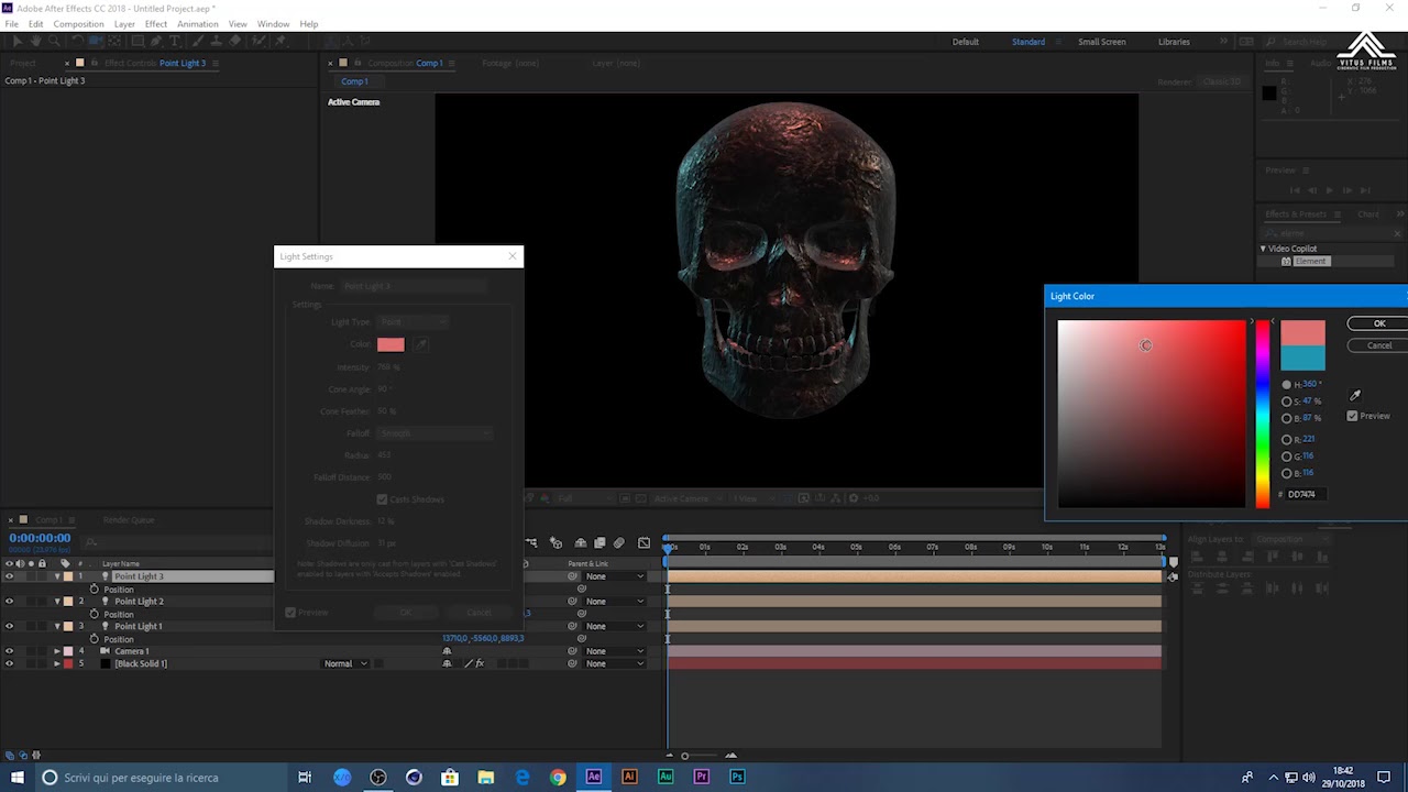TUTORIAL - CGI PER SHORT FILM HALLOWEEN