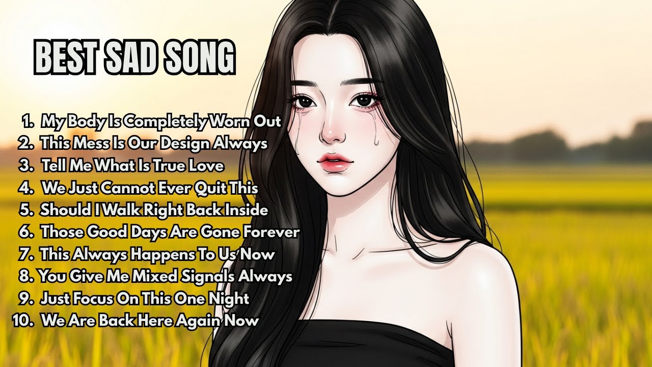 BEST SAD SONGS PLAYLIST 💔 Emotional Mix to Make You Cry | Crying Anime Girl Music #sadsongs