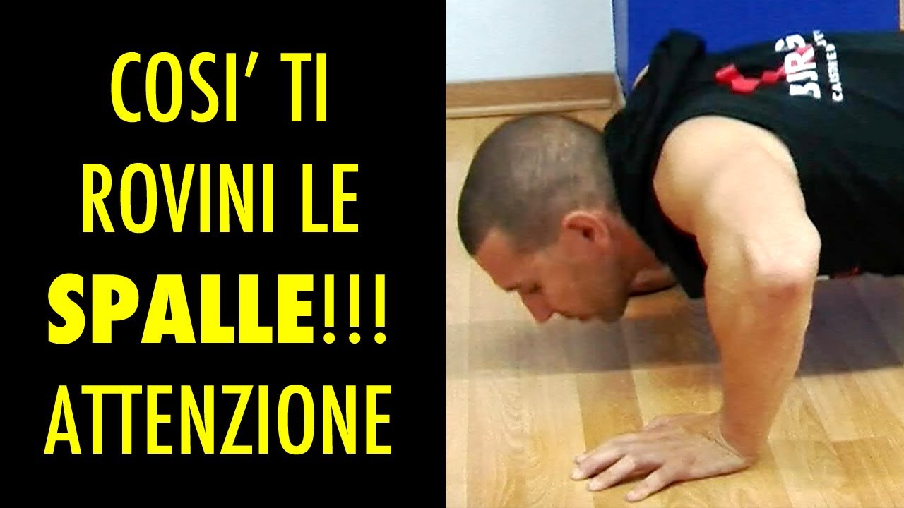 FLESSIONI SULLE BRACCIA TI PREGO 🙏 NON FARE QUESTO! TI ROVINI LE SPALLE