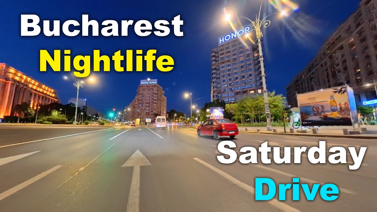 Bucharest Night Drive – Stunning City Lights & Summer Streets | July 2025 [4K] - PART 1