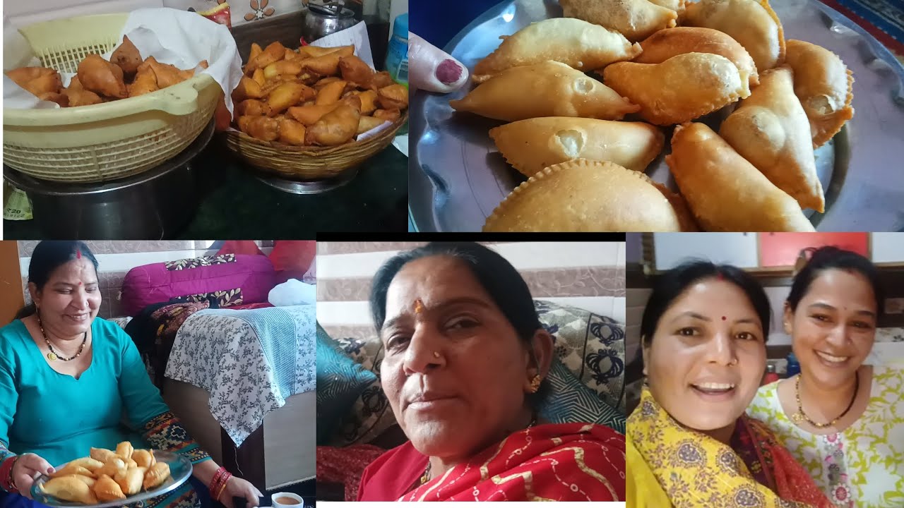 कुंती की गुजिया बनाने कौन फौजी भाई आए 😂😱?