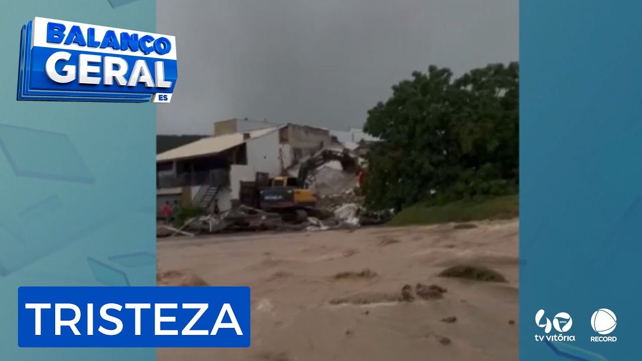 Fortes chuvas causam estragos em todo o Estado e uma criança morreu soterrada