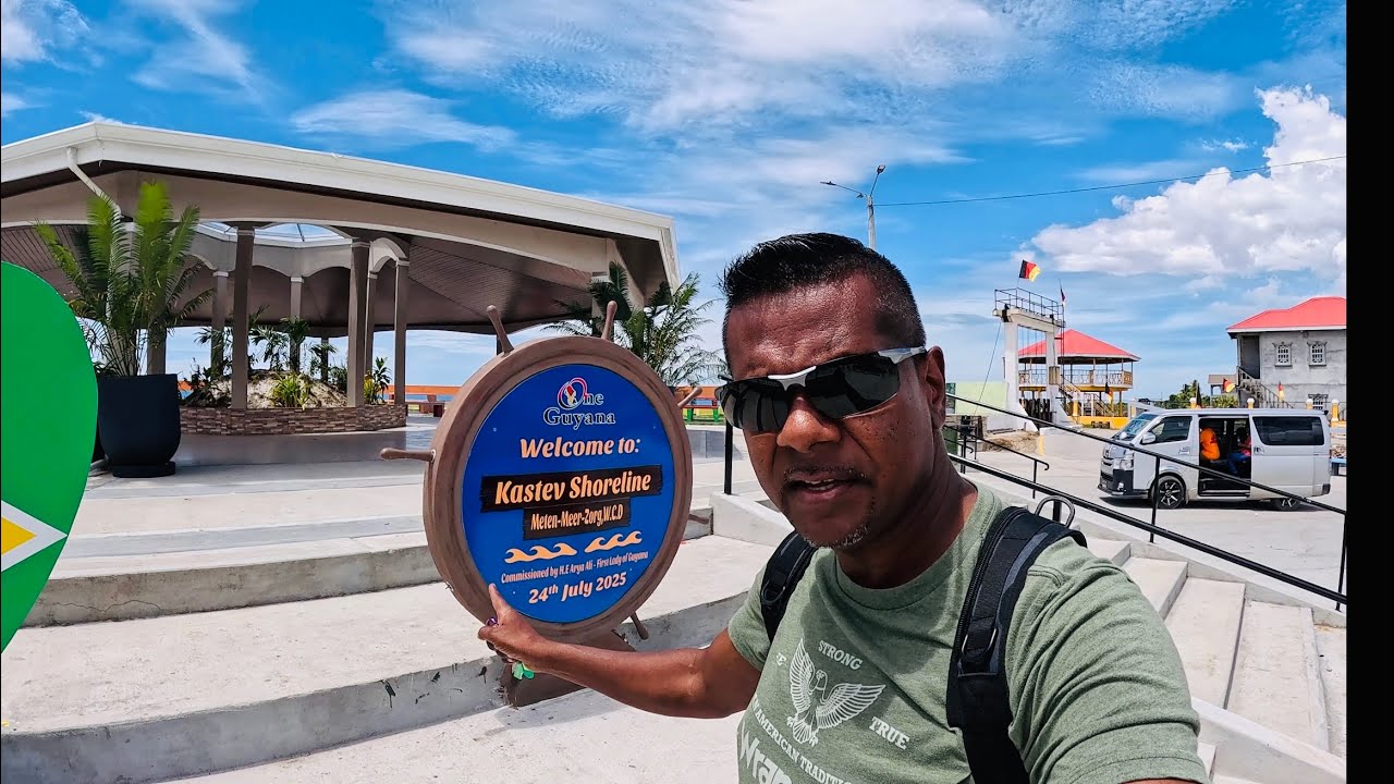 NEWEST SEAWALL PARK ON THE WEST SIDE GUYANA 