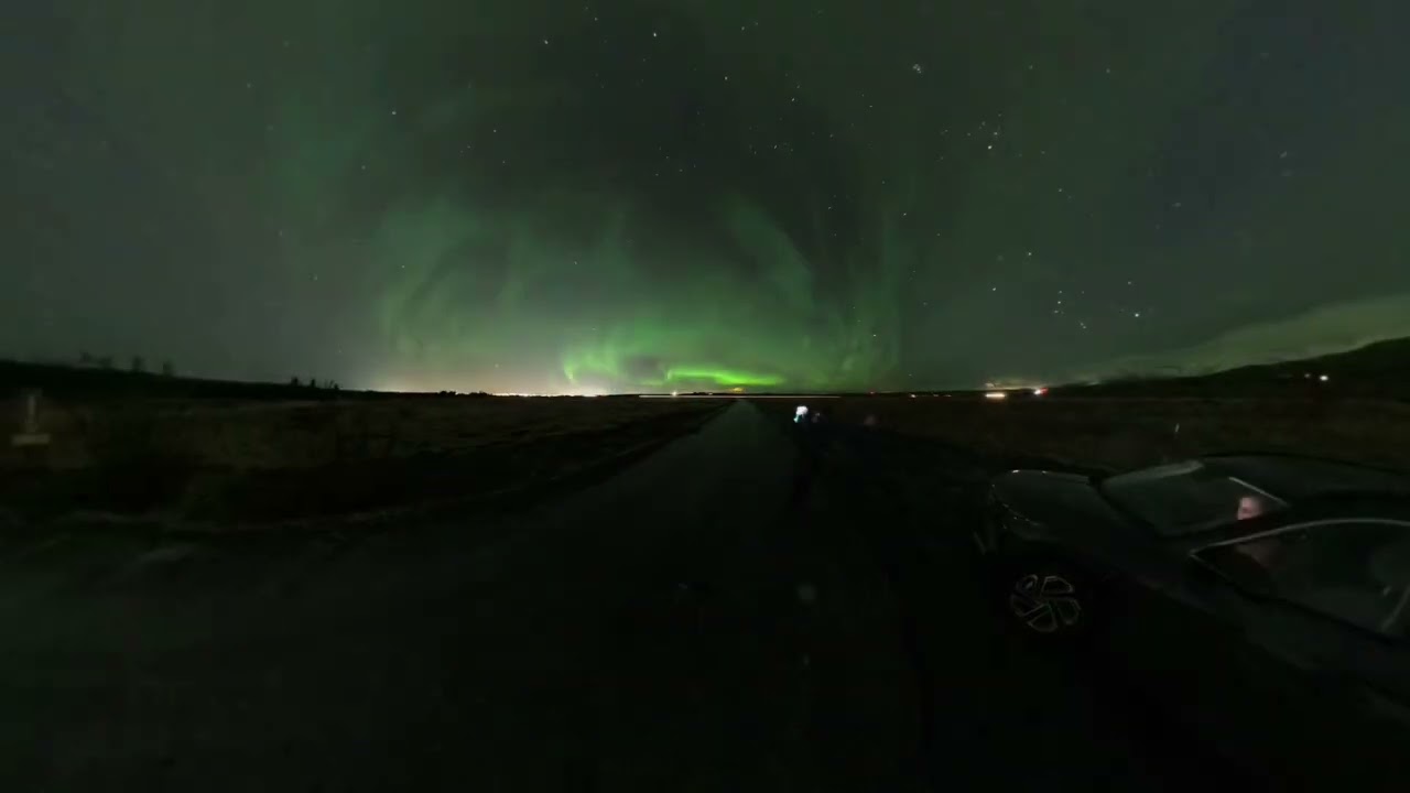 Iceland Aurora with Insta360 x4 Looped