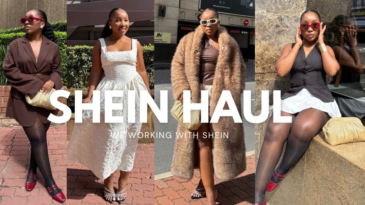 SHEIN HAUL|We working with SHEIN|Sponsored haul|Trendy SHEIN Items|South African YouTuber 🇿🇦❤️
