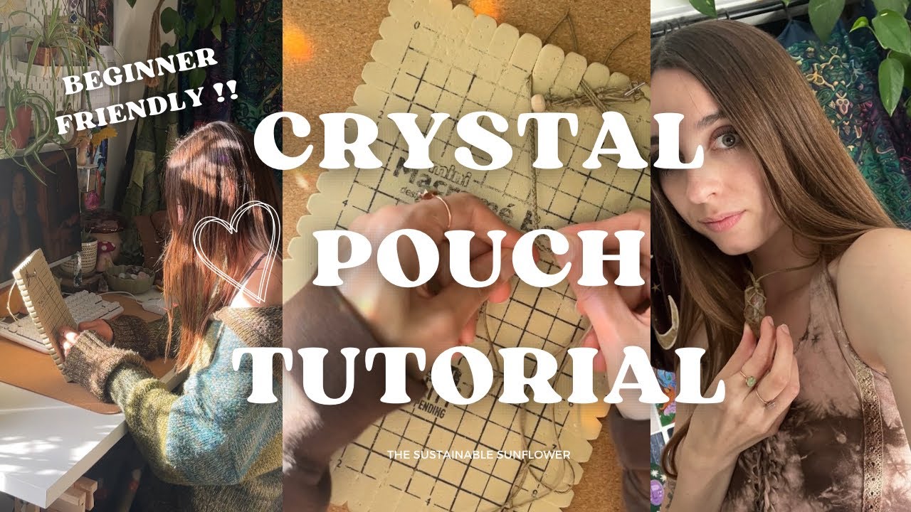 Create your own accessories: DIY Crystal Pouch Necklace | Beginner Friendly