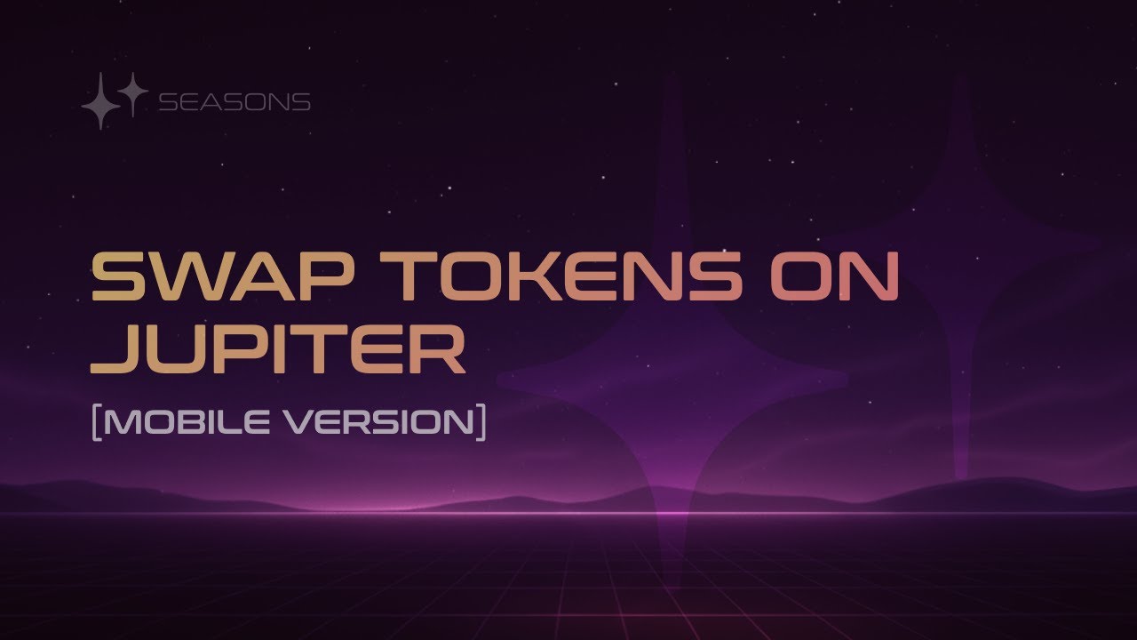 How to swap tokens on Jupiter (mobile version)