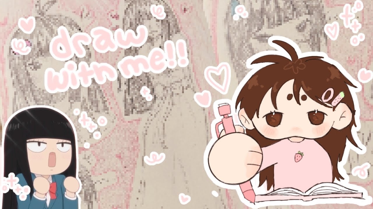 draw with me!! |sawako page |no talking| newjeans lofi🐰🎧🎀