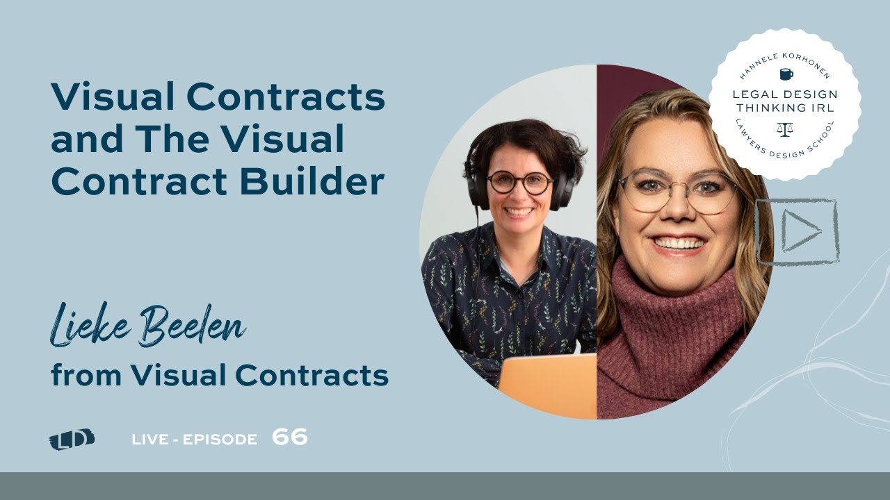 Legal Design Thinking IRL with Lieke Beelen from Visual Contracts