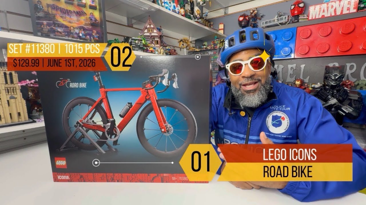 LEGO Icons Road Bike #11380 #lego #cycling #tourdefrance 