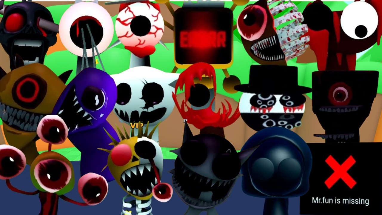 Roblox - How to get All 20 Phase 6 Badges Morphs In 3D Sprunki SIM